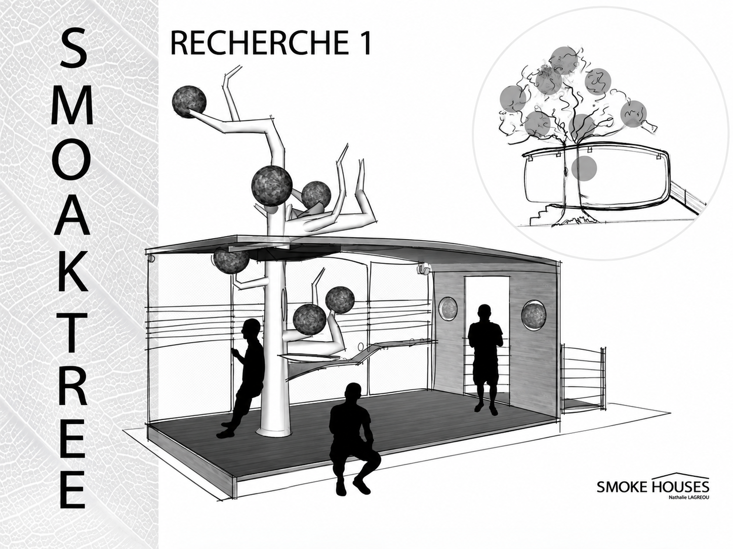 Planche de recherche Smoke Tree par Nathalie Othats Lagréou